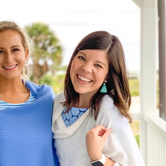 Pearl tassel earring aqua - Picture 2 of 2